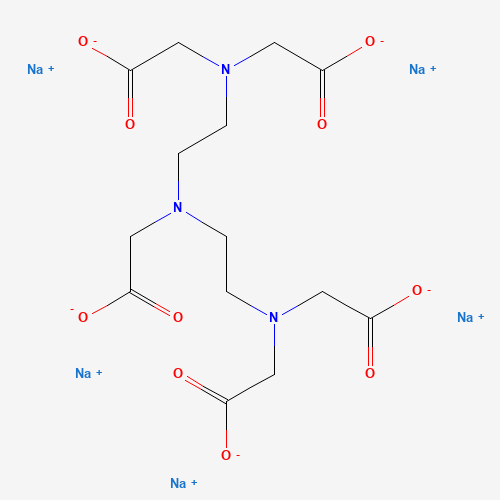DTPA Pentasodium Solution Structural Formula Diagram