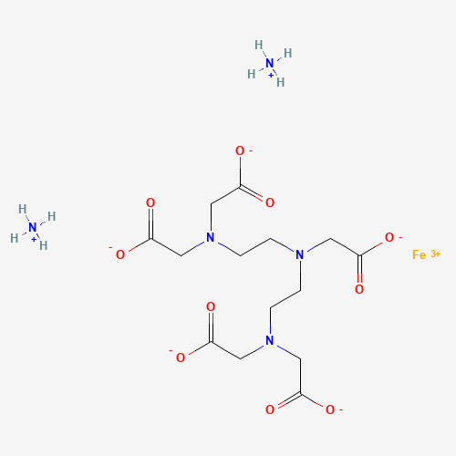 Structural formula diagram of diethylenetriaminepentaacetic acid iron ammonium salt solution