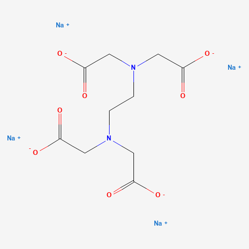 EDTA Tetrasodium Salt Solution Structural Formula Diagram