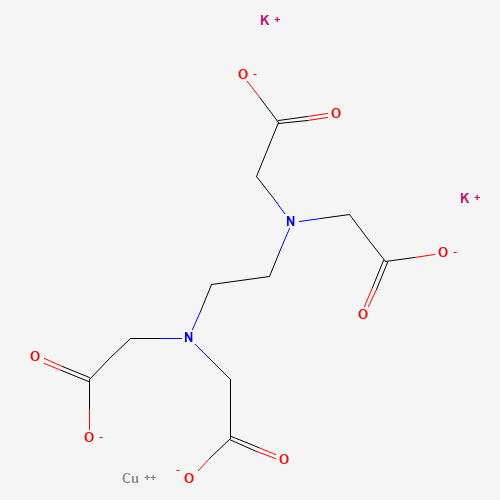 Copper potassium EDTA structural formula