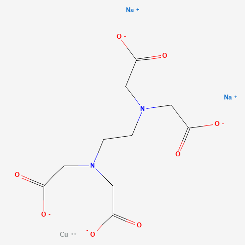 Structural Formula of Sodium Copper EDTA