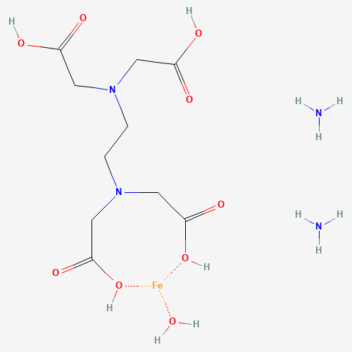 Structural formula of EDTA ferric ammonium salt solution