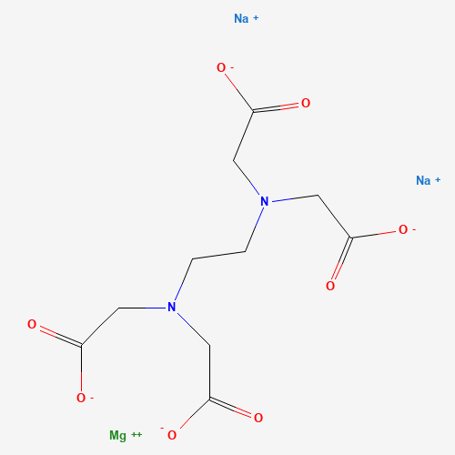 Magnesium Sodium EDTA Structural Formula Diagram