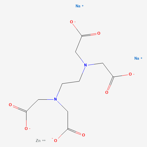 EDTA Zinc Sodium structural formula