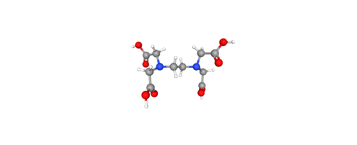 Zinc Ammonium EDTA Structural Formula Diagram