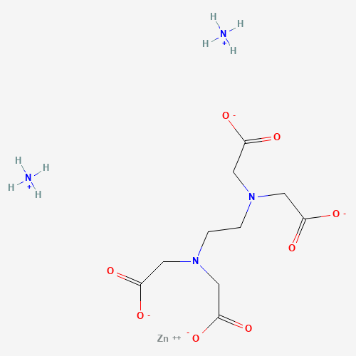 Zinc Ammonium EDTA Structural Formula Diagram