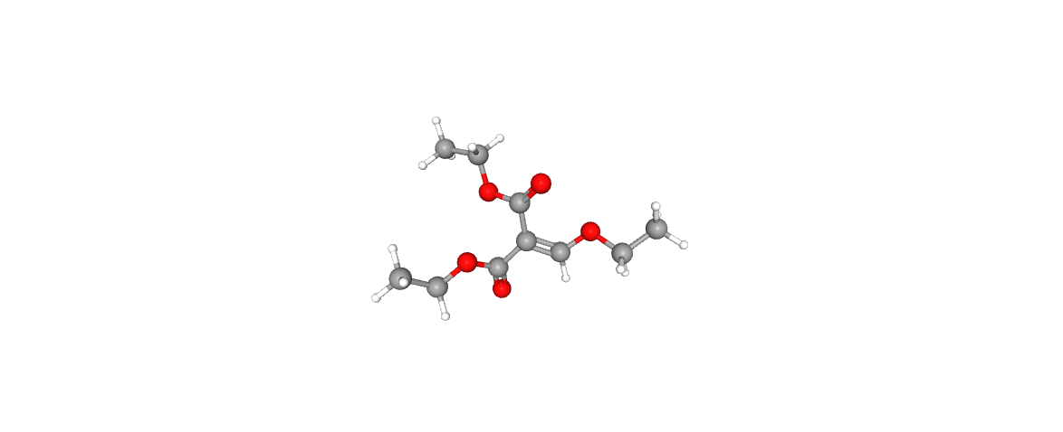 Diethyl Ethoxymethylenemalonate 3D Structural Formula Diagram