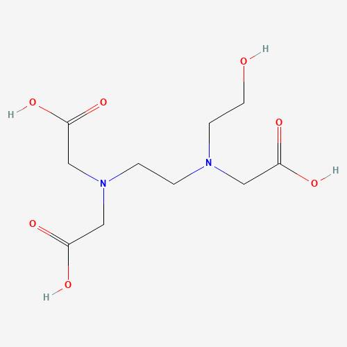 HEDTA Trisodium Solution Structural Formula Diagram