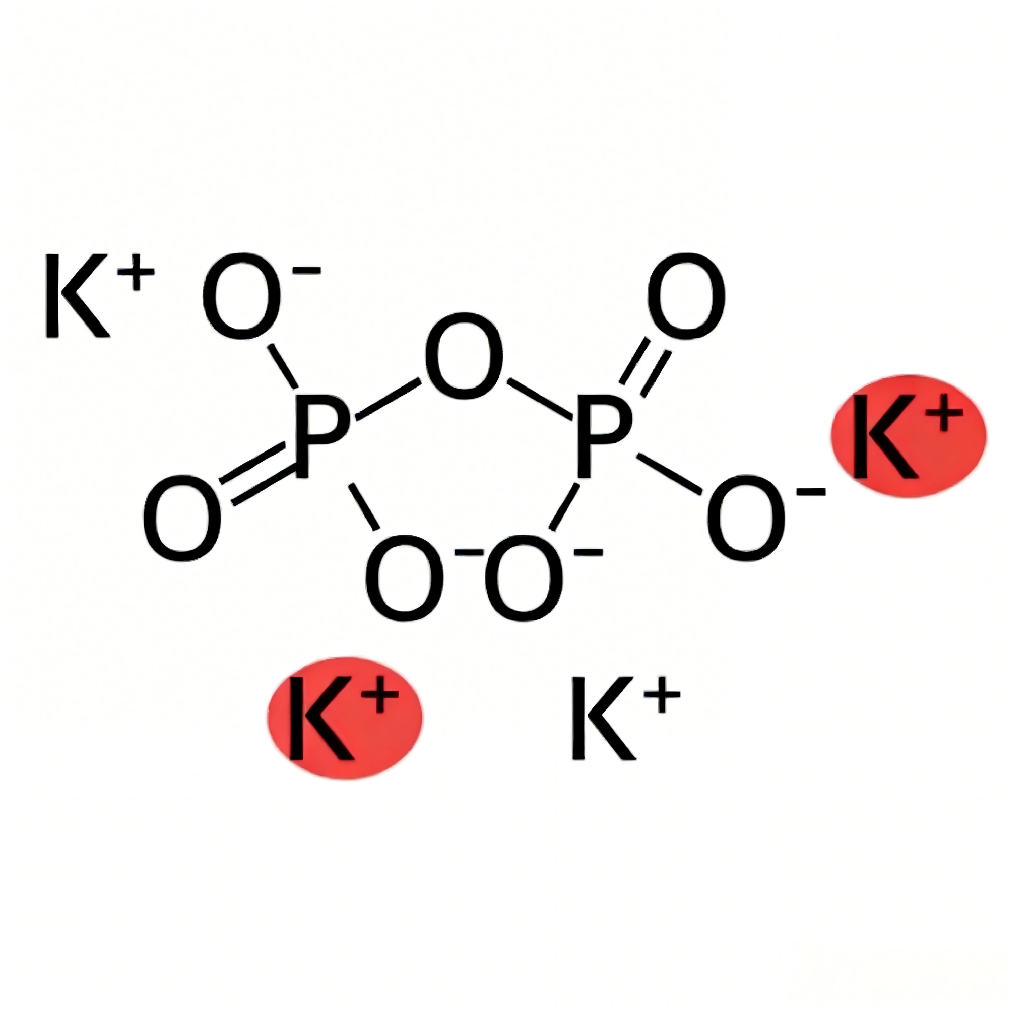 Potassium Pyrophosphate (TKPP) Structural Formula